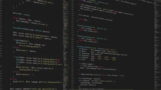 Code color&eacute; sur fond noir, &eacute;crit par un d&eacute;veloppeur Drupal.